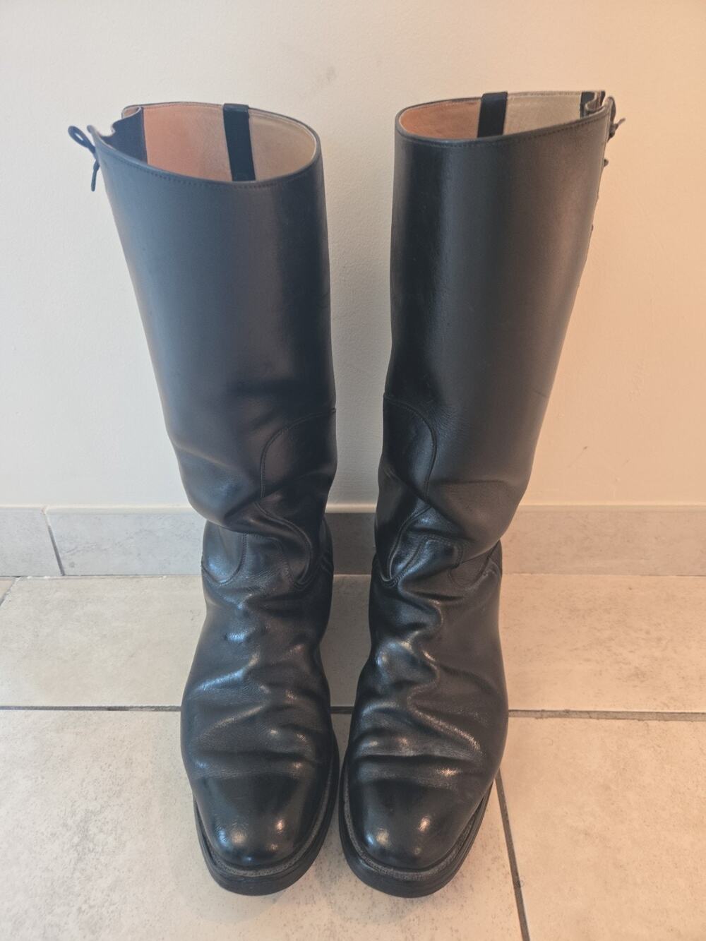 The Medway Dainite Bar Sole Hawkins Motorcycle Boots Highway Patrol Men's Sz 11